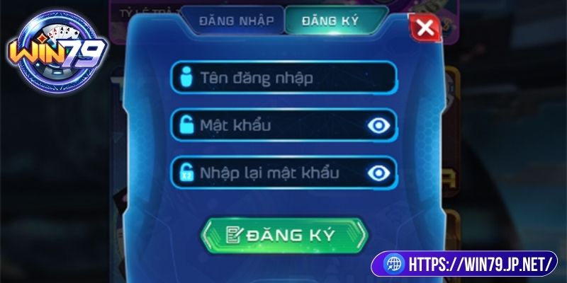 Đăng Ký Win79 2 Truy cập trang chủ để đăng ký Win79